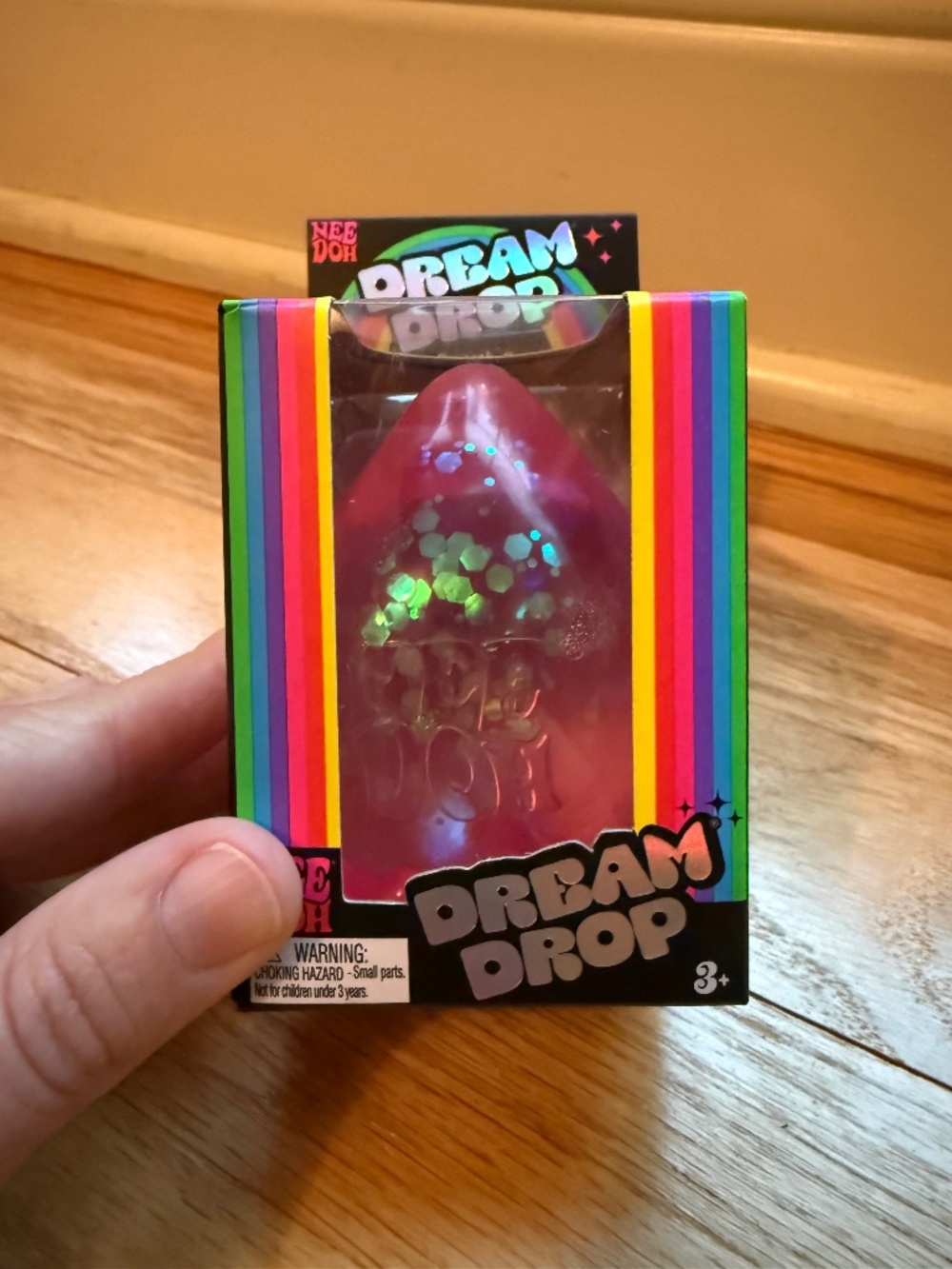 🔥 AUTHENTIC Schylling NeeDoh Dream Drop - Pink Sparkle!